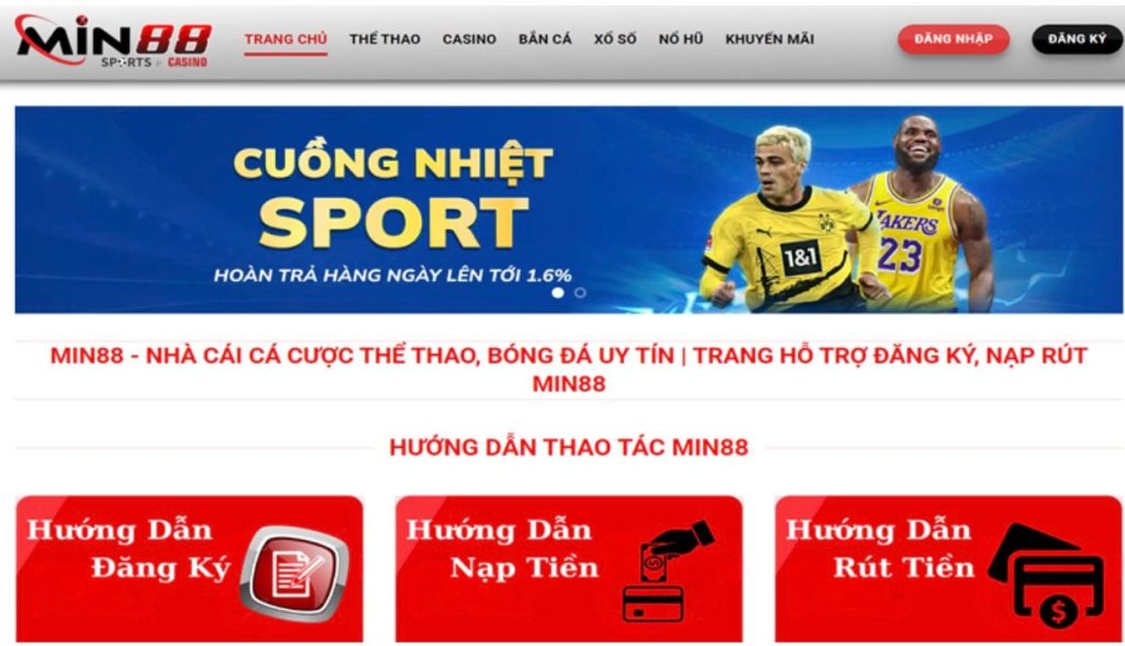 Cập nhật link dự phòng truy cập nhà cái Min88